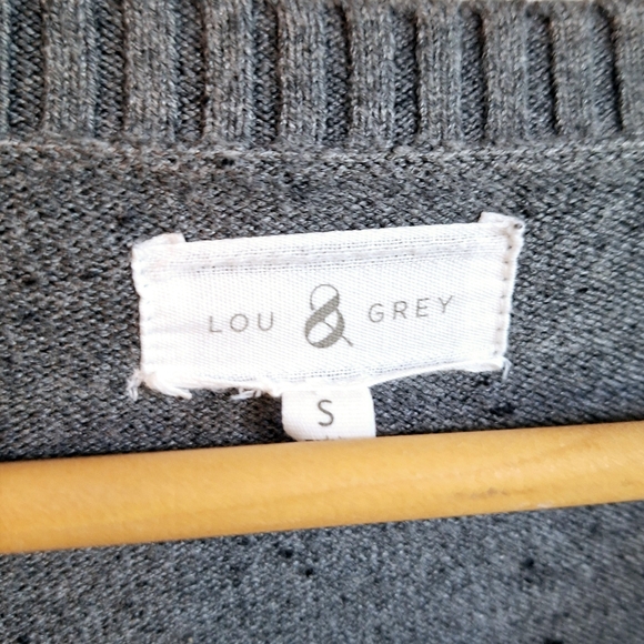 Lou & Grey Speckled Hi-Rib Sweater Dress - Small - Picture 7 of 11